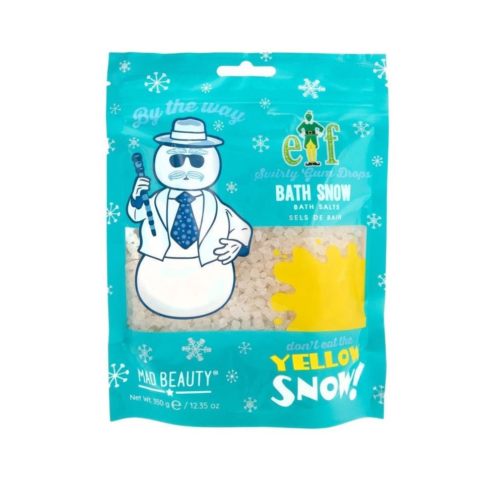 Shop Mad Beauty Warner Brothers Elf Fizzer Pack Salts - Yellow Snow - Premium Bath Bombs from Mad Beauty Online now at Spoiled Brat 