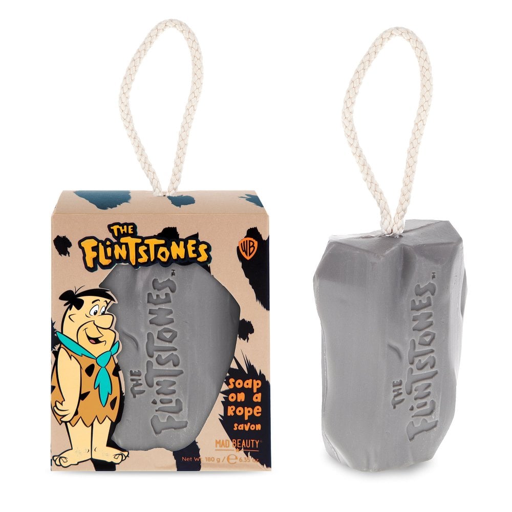 Shop Mad Beauty Warner Brothers Flintstones Fred Soap On A Rope - Premium Soap from Mad Beauty Online now at Spoiled Brat 