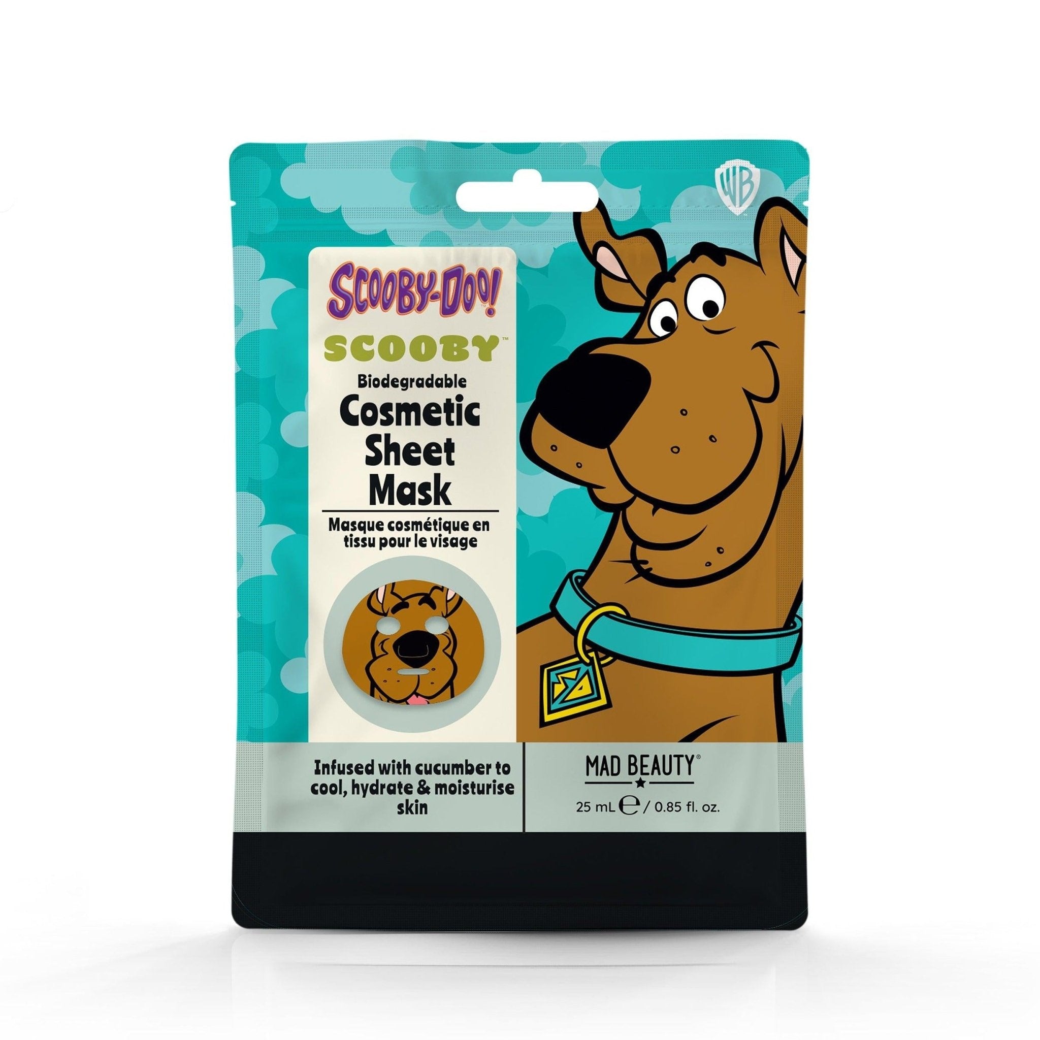Shop Mad Beauty Warner Brothers Scooby Doo Sheet Mask Collection - Premium Body Wash from Mad Beauty Online now at Spoiled Brat 