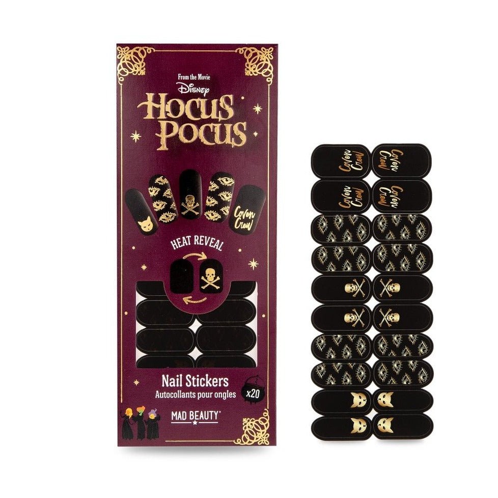 Shop Mad Beauty Mad Beauty x Disney Hocus Pocus Heat 2 X Nail Stickers online at Spoiled Brat