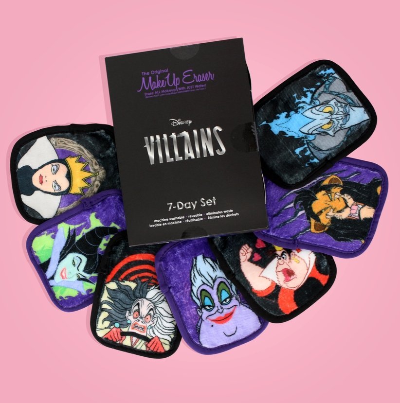 Shop Makeup Eraser Makeup Eraser Disney Villains 7-Day Set online at Spoiled Brat