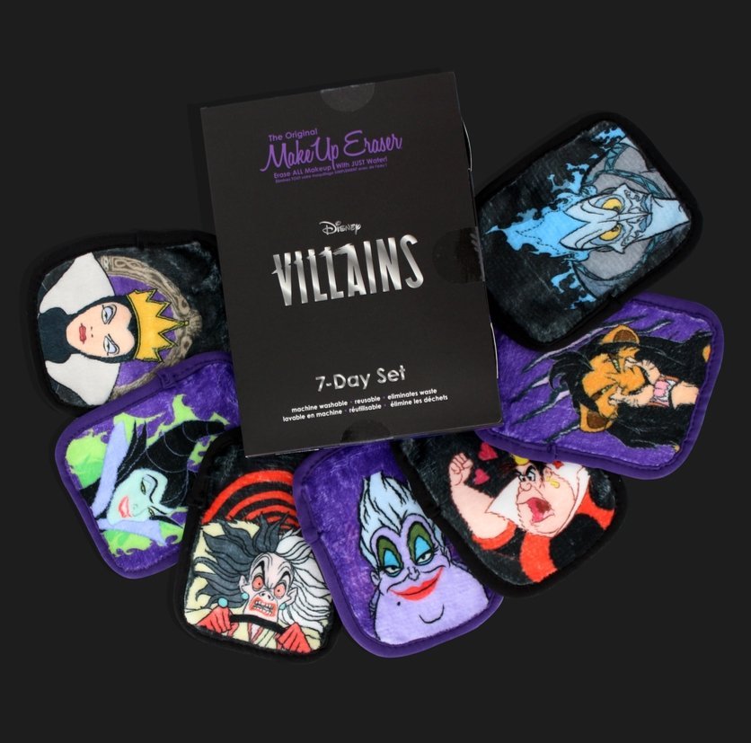 Shop Makeup Eraser Makeup Eraser Disney Villains 7-Day Set online at Spoiled Brat