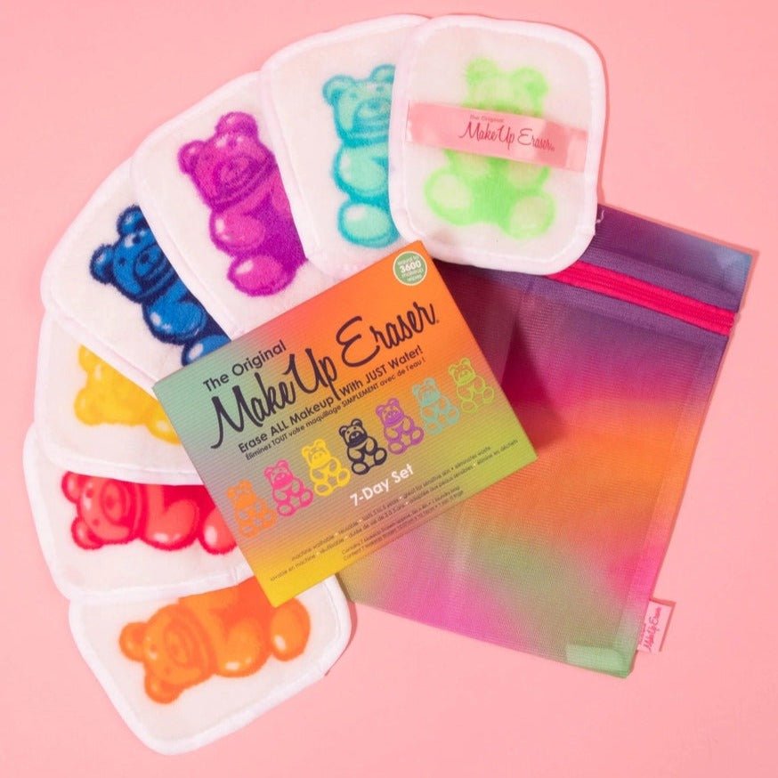 Shop Makeup Eraser Makeup Eraser Gummy Bear 7-Day Set online at Spoiled Brat