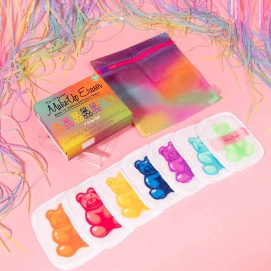 Shop Makeup Eraser Makeup Eraser Gummy Bear 7-Day Set online at Spoiled Brat