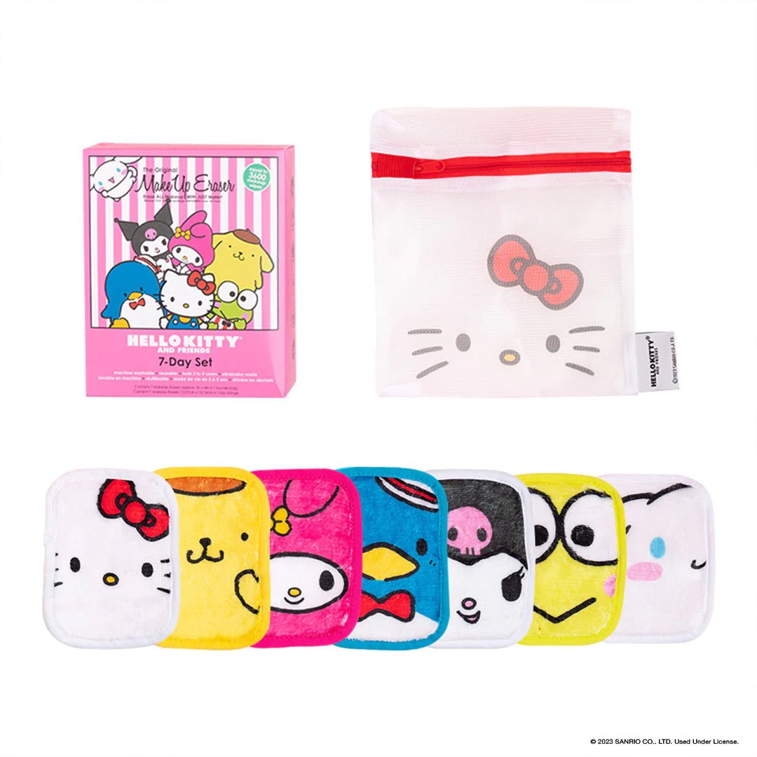 Shop Makeup Eraser Hello Kitty 7-Day Set - Premium Beauty Product from Makeup Eraser Online now at Spoiled Brat 