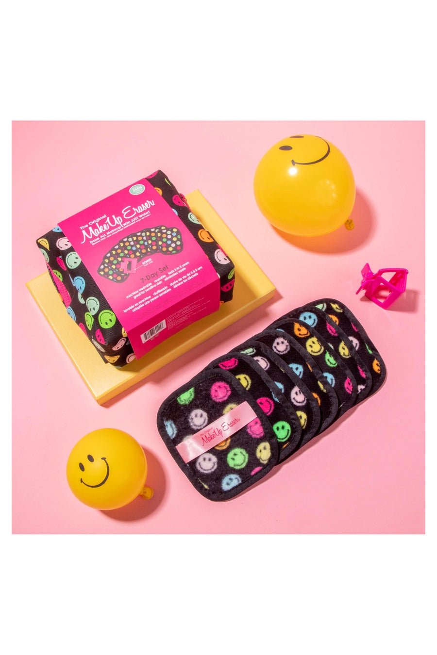 Shop Makeup Eraser Makeup Eraser Smiley 7-Day Set online at Spoiled Brat