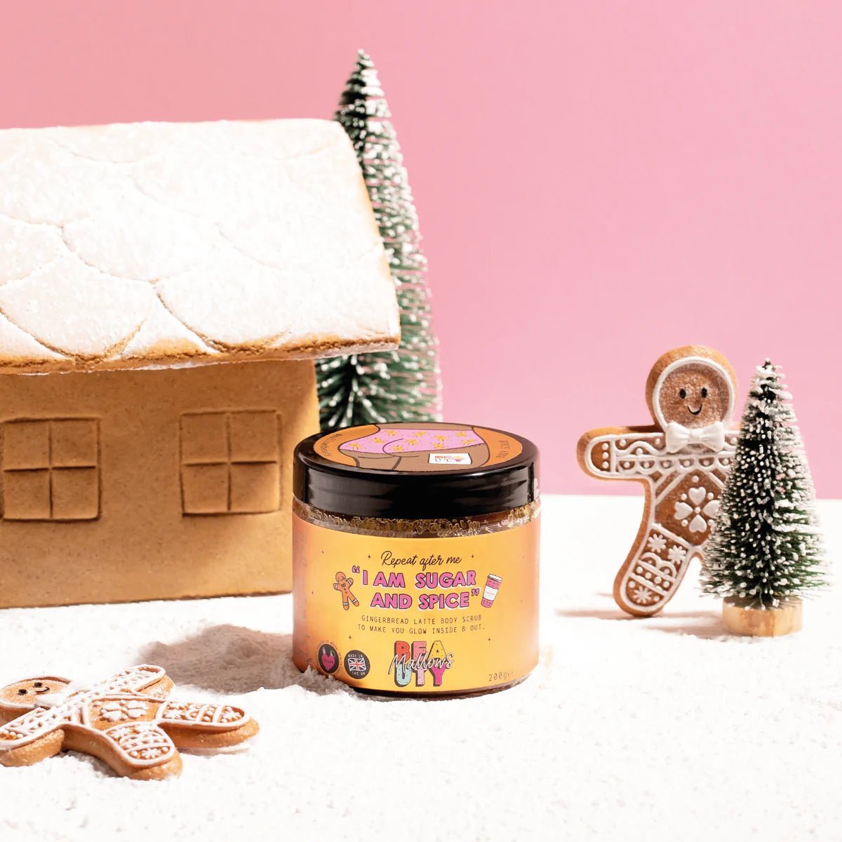 Shop Mallows Beauty Gingerbread Latte Body Scrub - Premium Beauty Kit from Mallows Beauty Online now at Spoiled Brat 