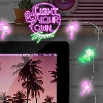 Shop Mustard Designs Light Your Own Tropical Fairy Lights - Premium Fairy Lights from Mustard Online now at Spoiled Brat 