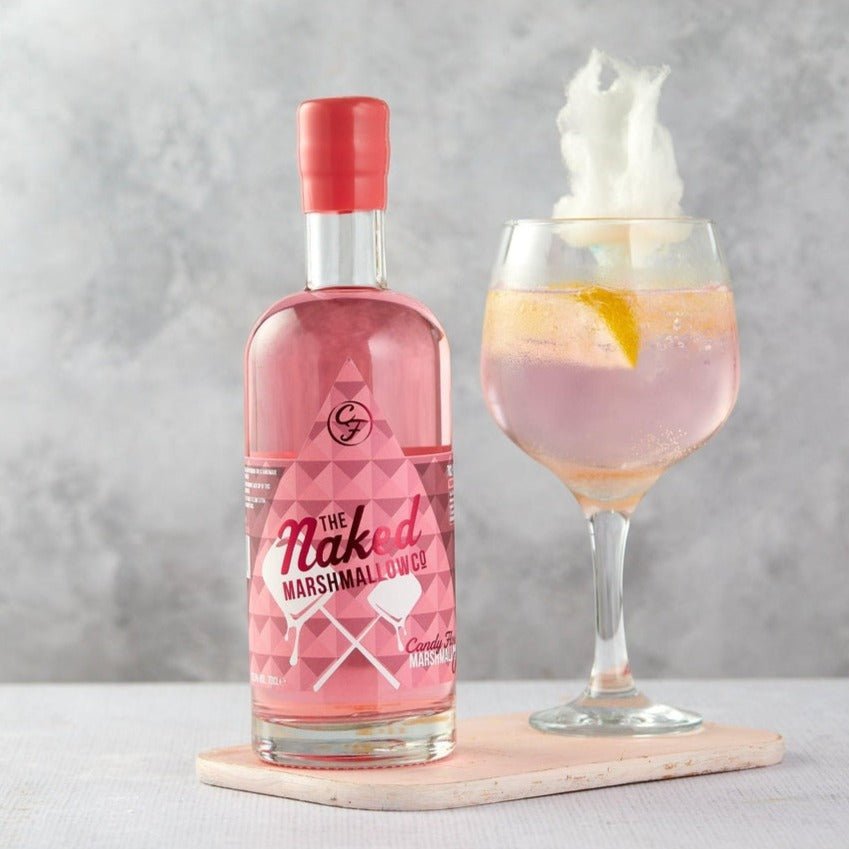 Shop Candy Floss Gourmet Marshmallow Gin - Premium Drink from Naked Marshmallow Online now at Spoiled Brat 