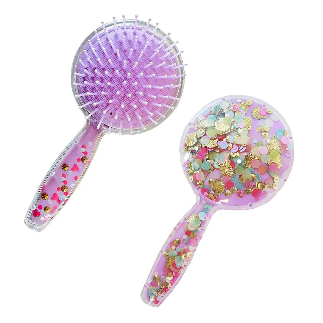 Shop Packed Party Extra Spe-Shell Confetti Hairbrush - Premium Hair Brush from Packed Party Online now at Spoiled Brat 