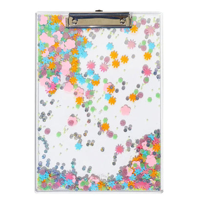 Shop Packed Party Flower Shop Confetti Clipboard - Premium Stationary from Packed Party Online now at Spoiled Brat 