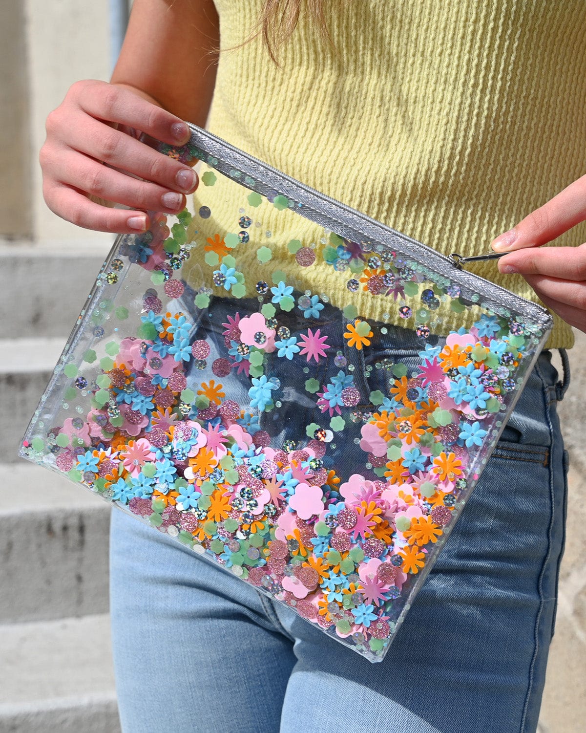 Shop Packed Party Packed Party Flower Shop Confetti Everything Pouch Bag online at Spoiled Brat