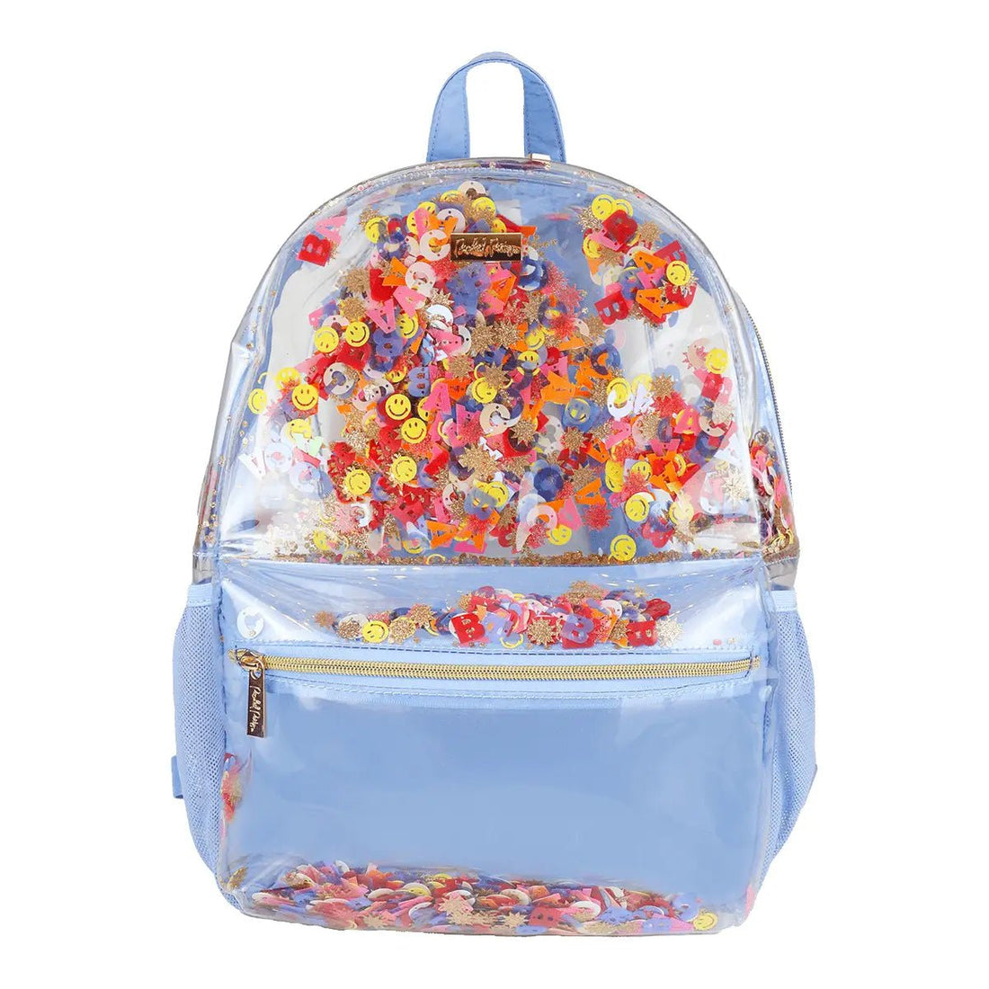 Shop Packed Party Little Letters Confetti Clear Backpack - Premium Backpack from Packed Party Online now at Spoiled Brat 