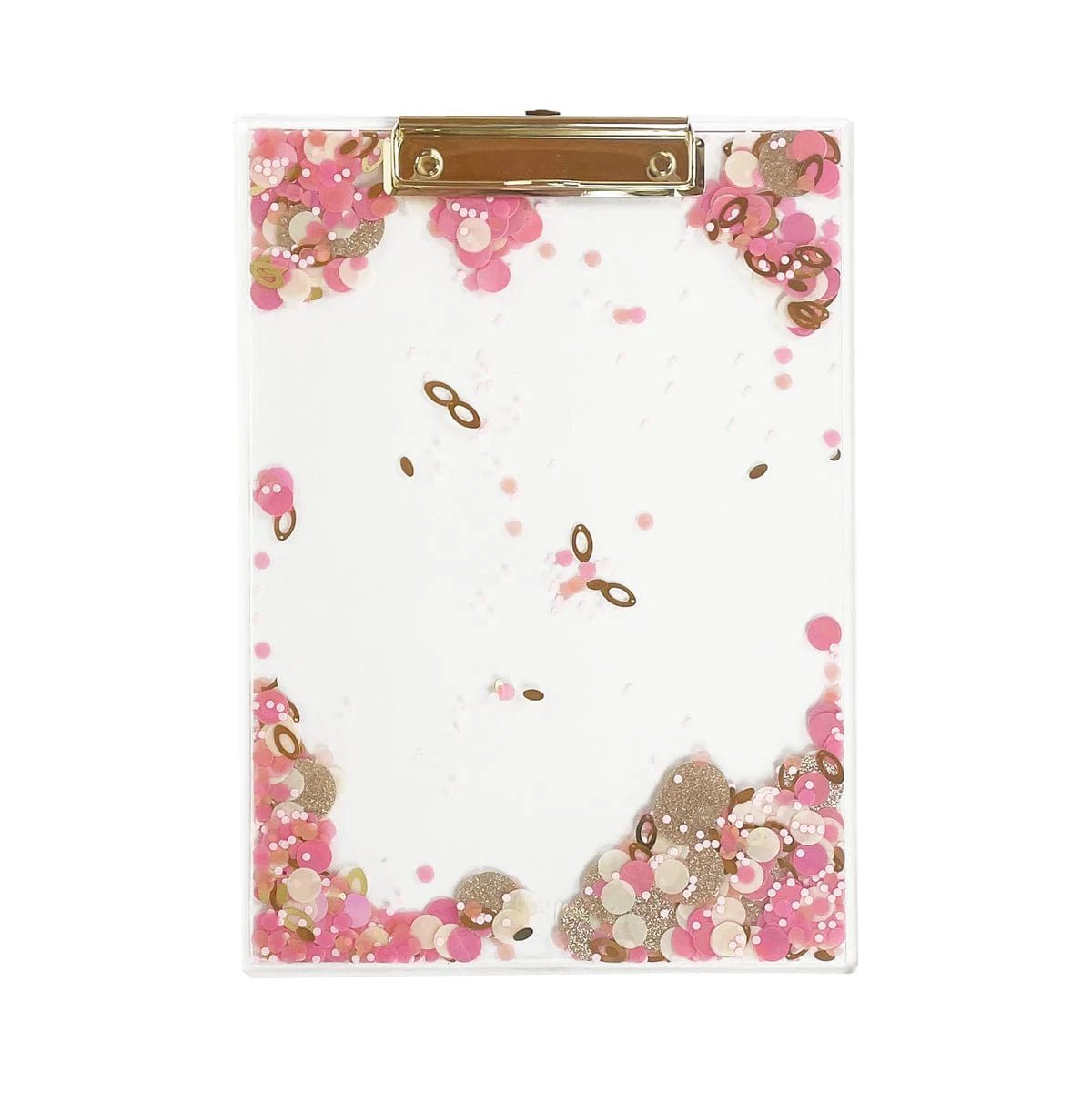 Shop Packed Party Pink About It Confetti Clipboard - Premium Stationary from Packed Party Online now at Spoiled Brat 