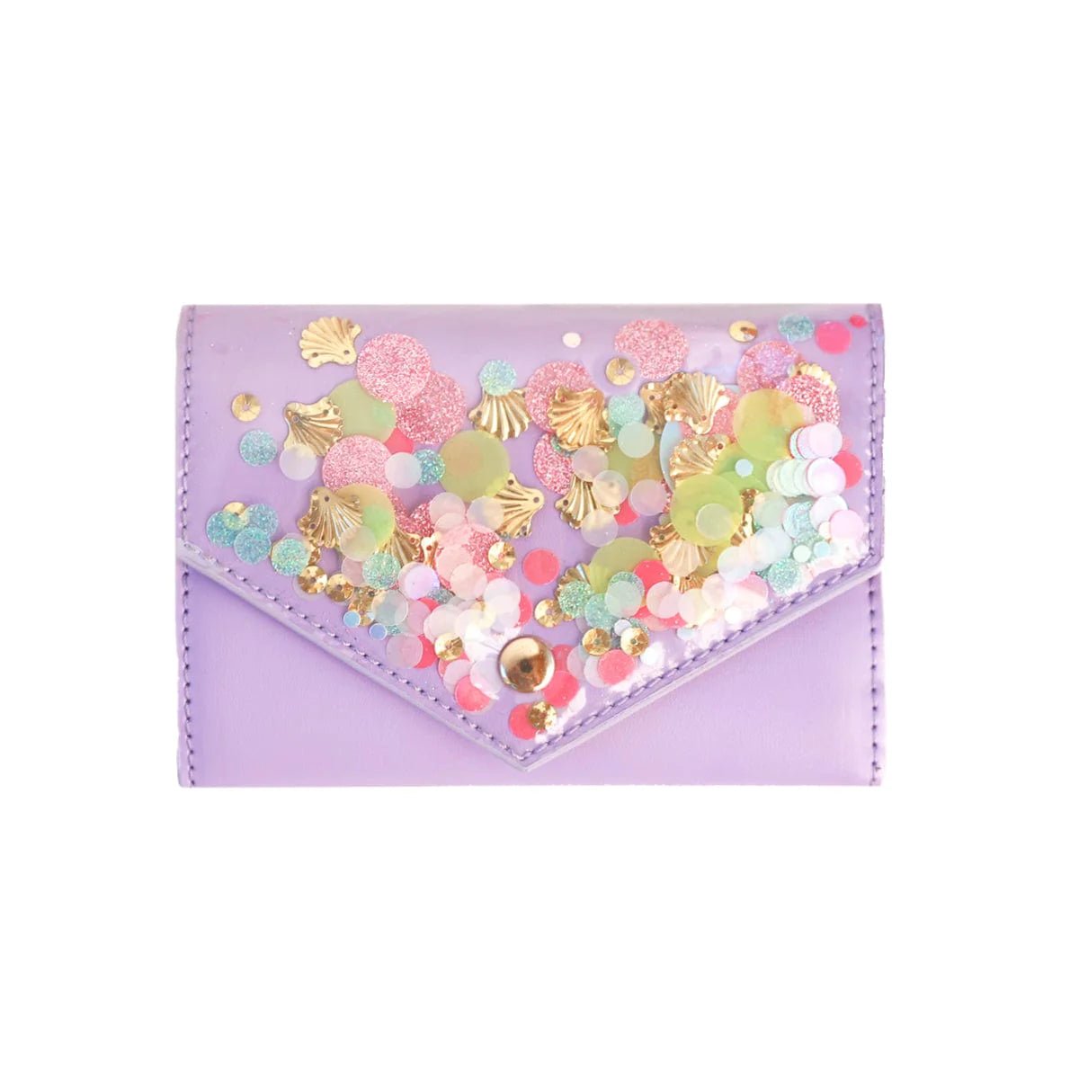 Shop Packed Party Shell It Out Confetti Wallet - Premium Purse from Packed Party Online now at Spoiled Brat 