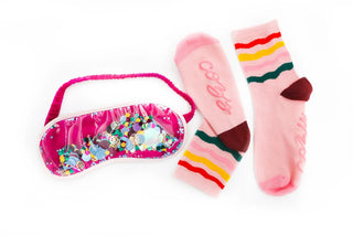 Shop Packed Party Smiles All Around Sleep Set - Premium Sleep Mask from Packed Party Online now at Spoiled Brat 