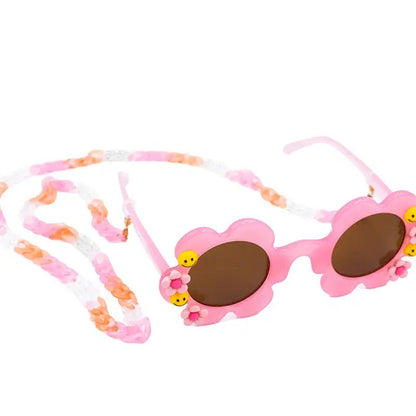 Shop Packed Party Smiles For Miles Sunglasses &amp; Chain - Premium Sunglasses from Packed Party Online now at Spoiled Brat 