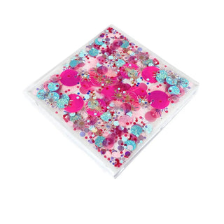 Shop Packed Party Think Pink Confetti Drink Coasters - Premium Coasters from Packed Party Online now at Spoiled Brat 