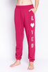 Shop PJ Salvage Feeling Loved Sweatpants - Premium Jogger Bottoms from PJ Salvage Online now at Spoiled Brat 