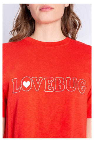Shop PJ Salvage Lovebug Red Cotton T-Shirt - Spoiled Brat  Online