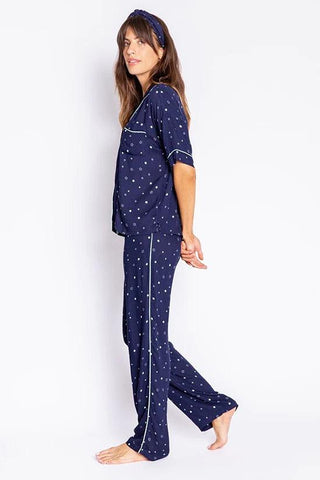 Shop PJ Salvage Midnight Stars PJ Set - Premium Pyjamas from PJ Salvage Online now at Spoiled Brat 
