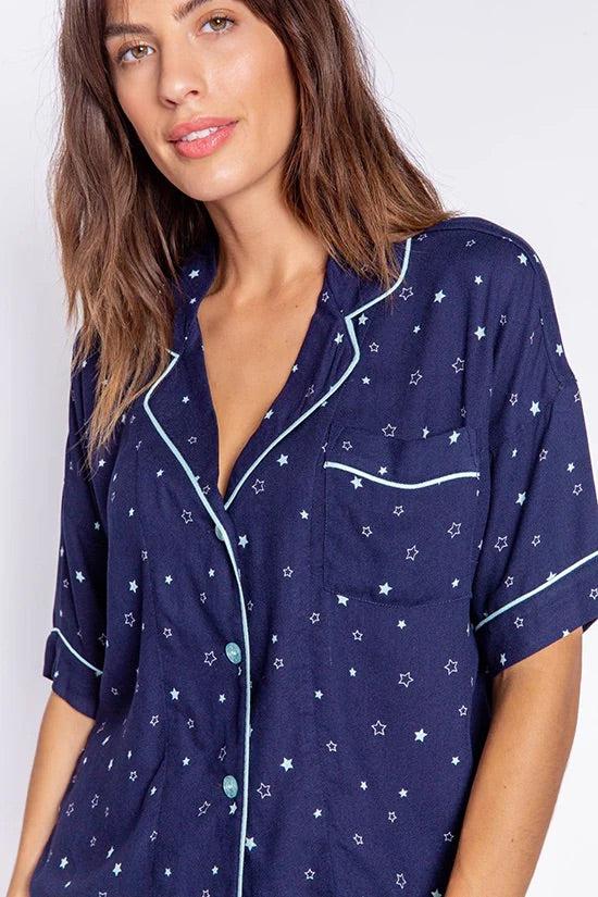 Shop PJ Salvage PJ Salvage Midnight Stars PJ Set online at Spoiled Brat