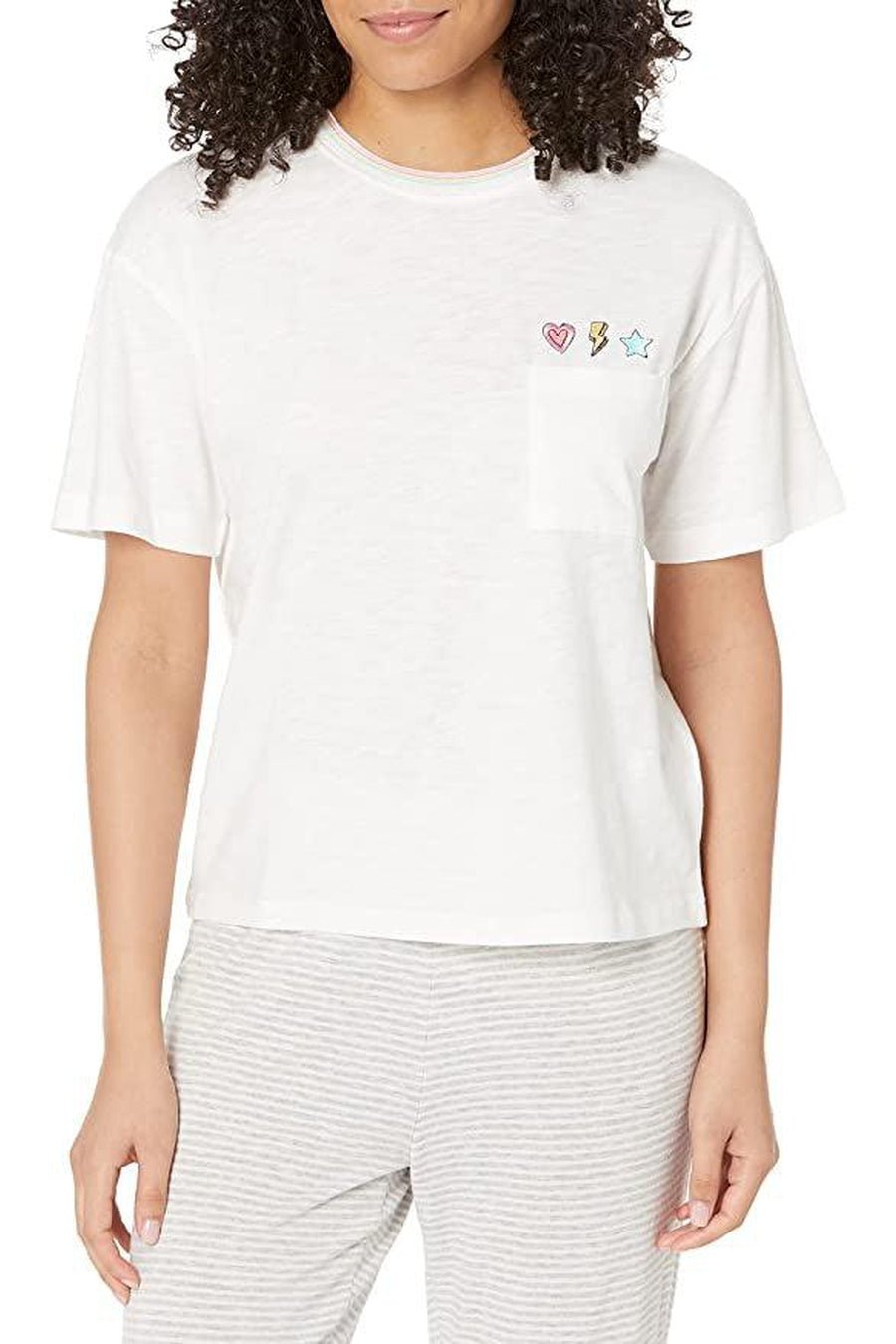 Shop PJ Salvage PJ Salvage One Love Embroidered T-Shirt online at Spoiled Brat