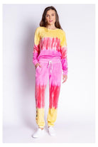 PJ Salvage One Love Ombre Tie Dye Crew Neck Long Sleeve Sweater - Spoiled Brat