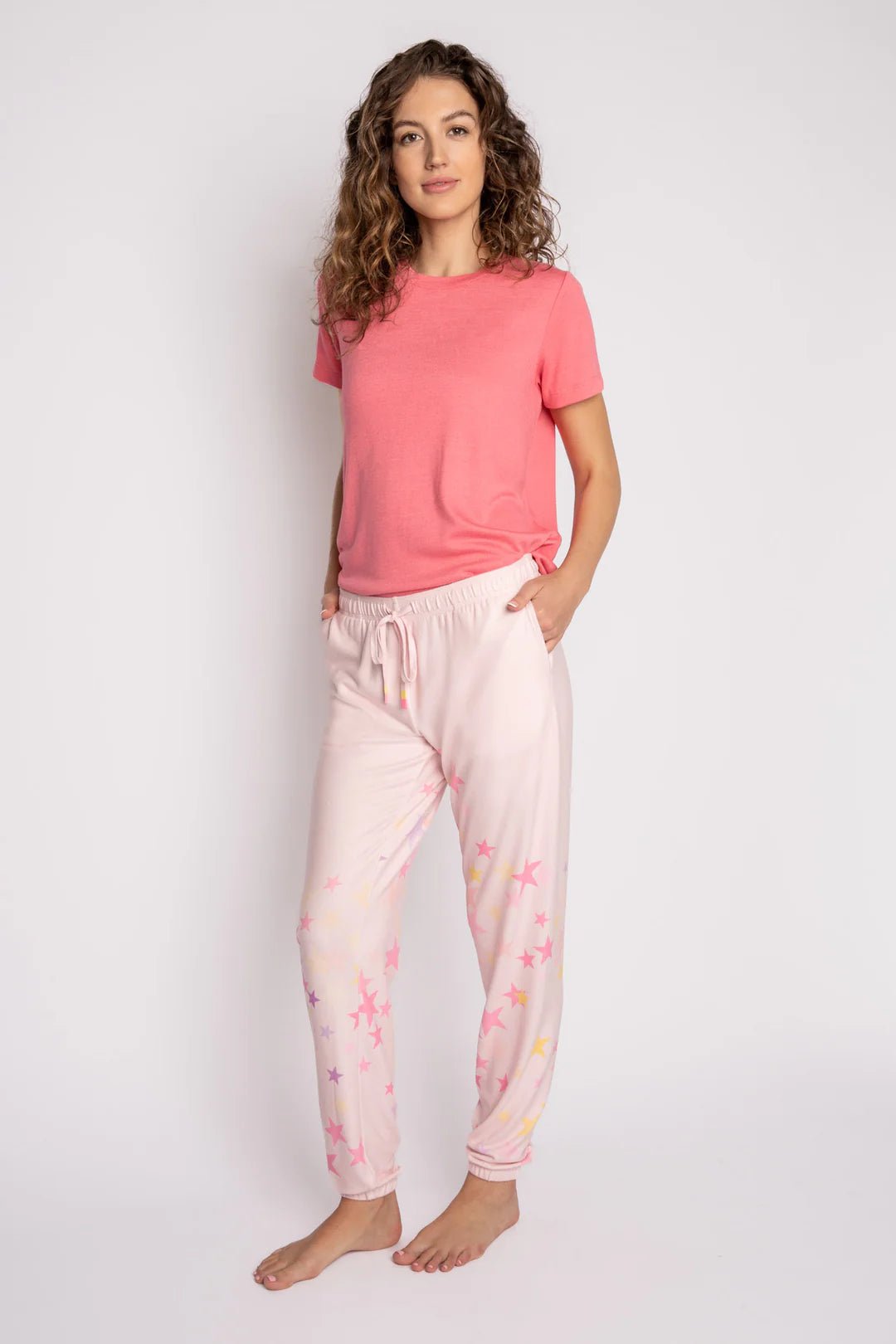 Shop PJ Salvage Peach Party Panded Pyjama Pants - Premium PJ Pants from PJ Salvage Online now at Spoiled Brat 