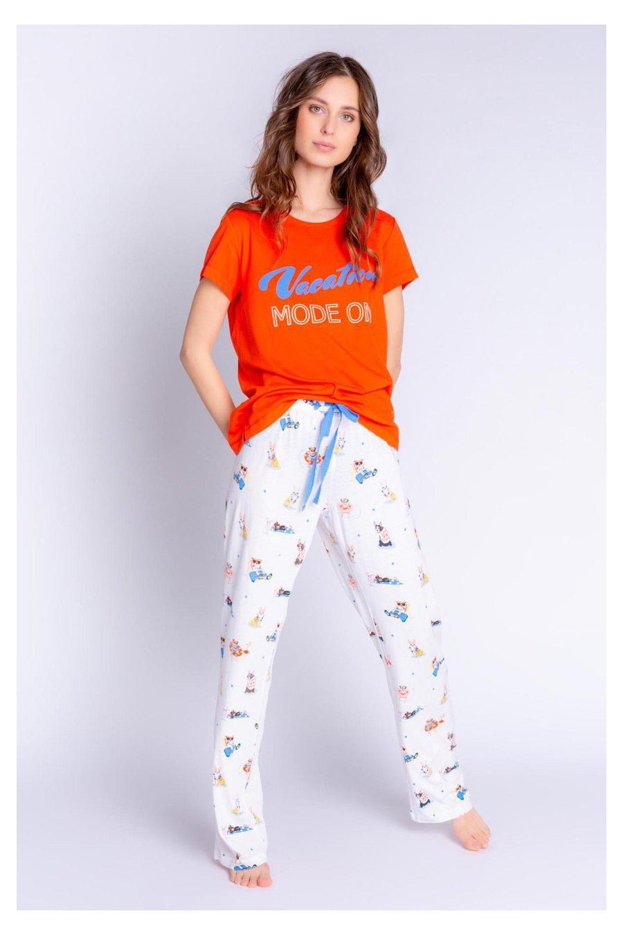 Shop PJ Salvage PJ Salvage Playful Prints Vacation Mode PJ Pants online at Spoiled Brat