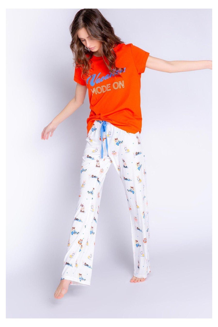 Shop PJ Salvage PJ Salvage Playful Prints Vacation Mode PJ Pants online at Spoiled Brat