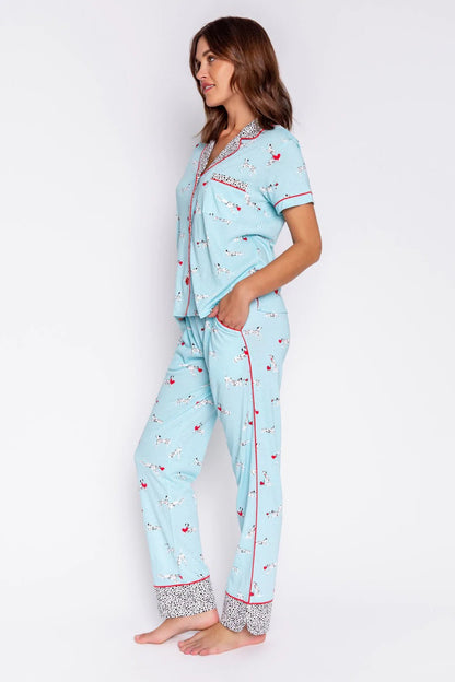 Shop PJ Salvage Puppy Love PJ Set - Premium Pyjamas from PJ Salvage Online now at Spoiled Brat 