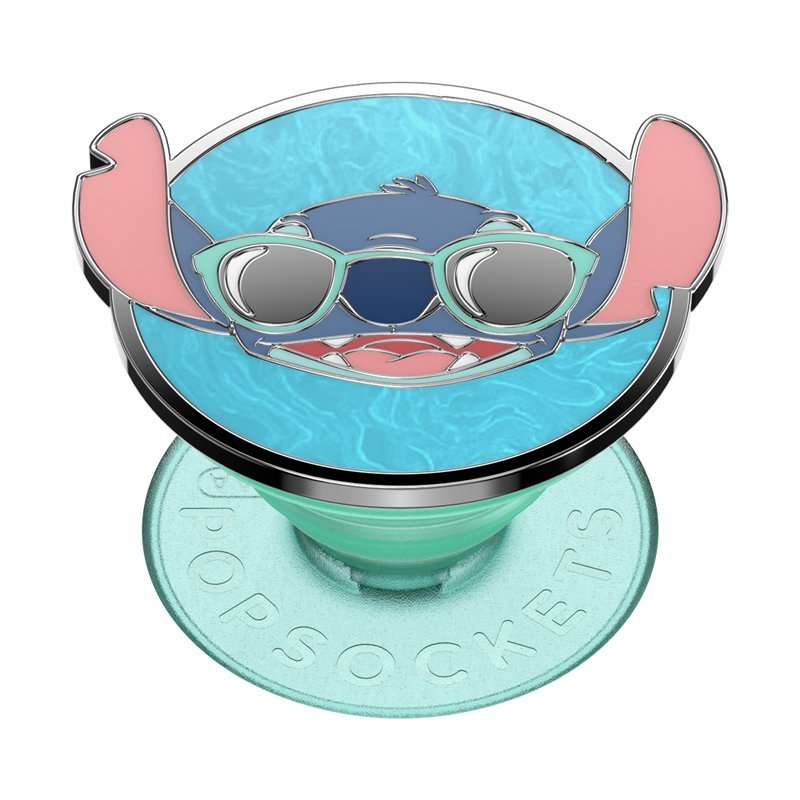 Shop Pop Sockets Pop Sockets Lilo & Stitch - Suns Out Stitch Enamel Pop Grip Tech Accessories for women – premium loungewear and festival fashion at Spoiled Brat