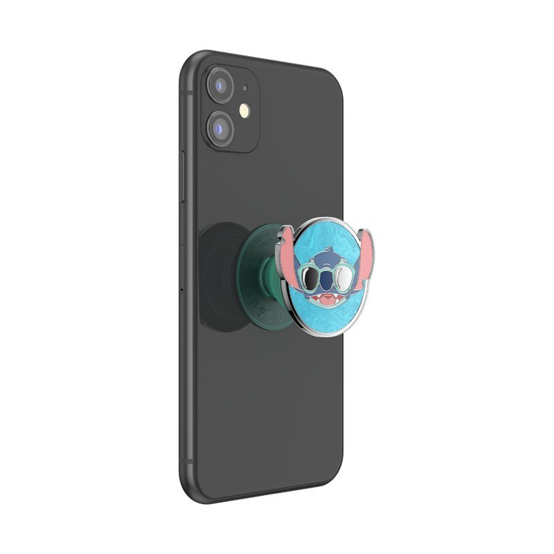 Shop Pop Sockets Pop Sockets Lilo & Stitch - Suns Out Stitch Enamel Pop Grip Tech Accessories for women – premium loungewear and festival fashion at Spoiled Brat