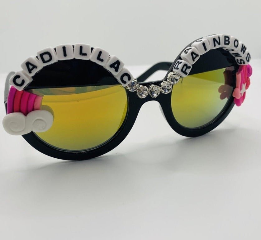 Rad & Refined Cadillac & Rainbows Statement Sunglasses by Rad and Refined – Sunglasses – Black | Spoiled Brat UK