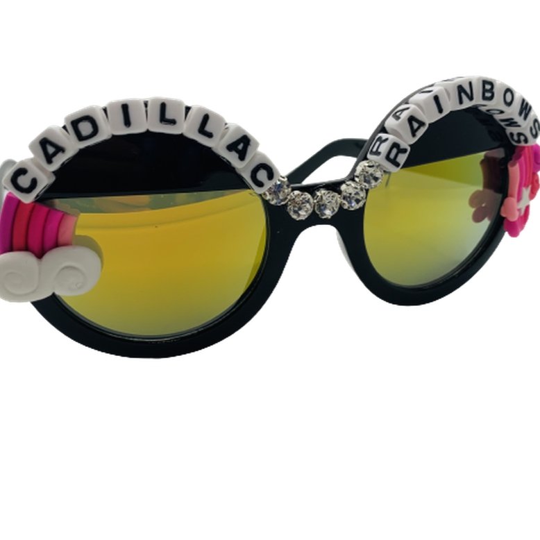 Shop Rad &amp; Refined Cadillac &amp; Rainbows Statement Sunglasses - Premium Sunglasses from Rad and Refined Online now at Spoiled Brat 