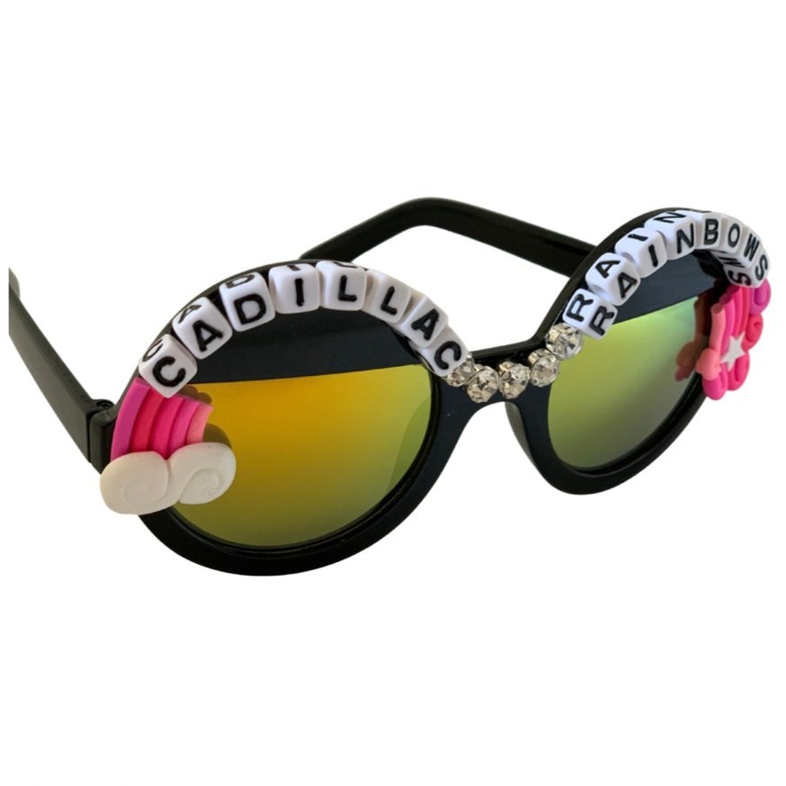 Shop Rad and Refined Rad & Refined Cadillac & Rainbows Statement Sunglasses online at Spoiled Brat