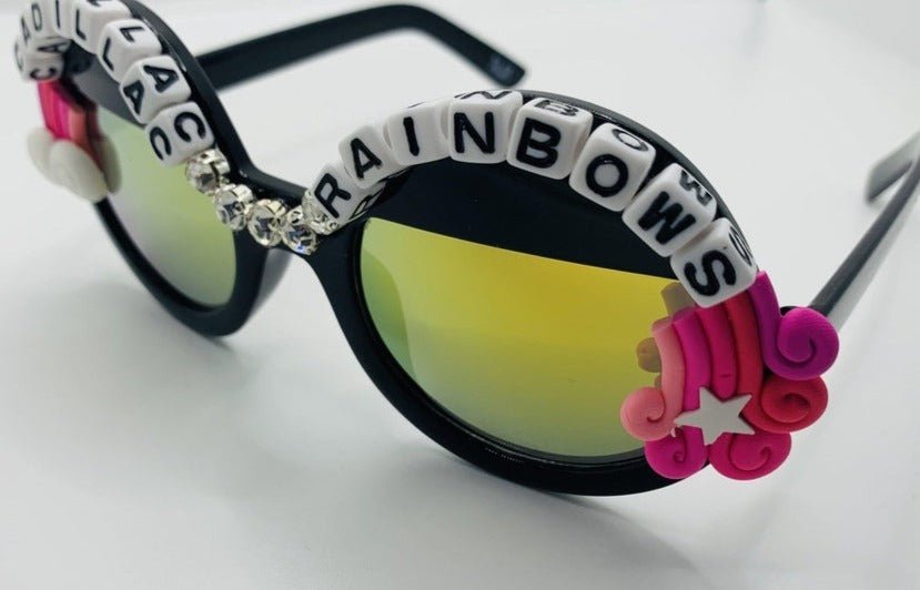 Shop Rad and Refined Rad & Refined Cadillac & Rainbows Statement Sunglasses online at Spoiled Brat