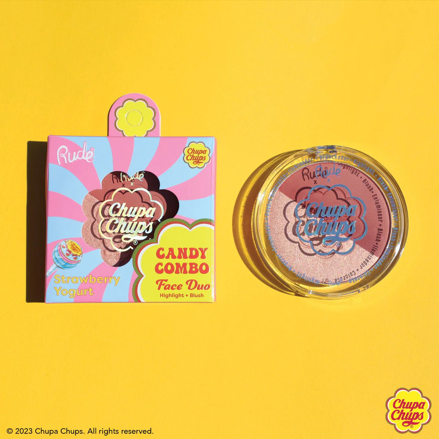 Shop Rude Cosmetics Chupa Chups Candy Combo Face Duo - Premium Beauty Product from Rude Cosmetics Online now at Spoiled Brat 