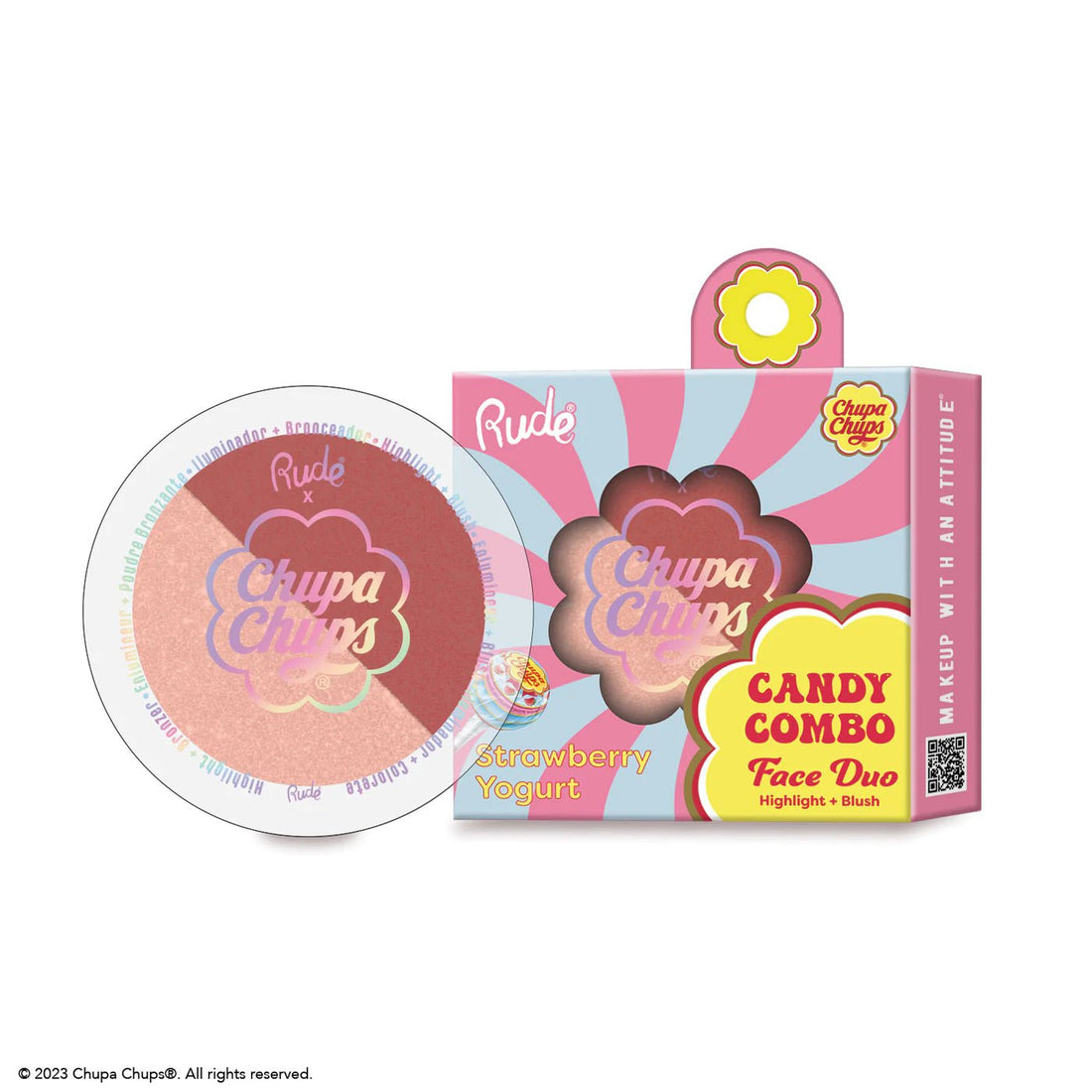 Shop Rude Cosmetics Chupa Chups Candy Combo Face Duo - Premium Beauty Product from Rude Cosmetics Online now at Spoiled Brat 