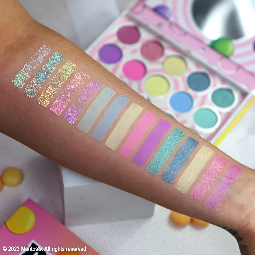 Shop Rude Cosmetics Mentos Mixed Fruit Pastel Palette - Premium Eyeshadow from Rude Cosmetics Online now at Spoiled Brat 