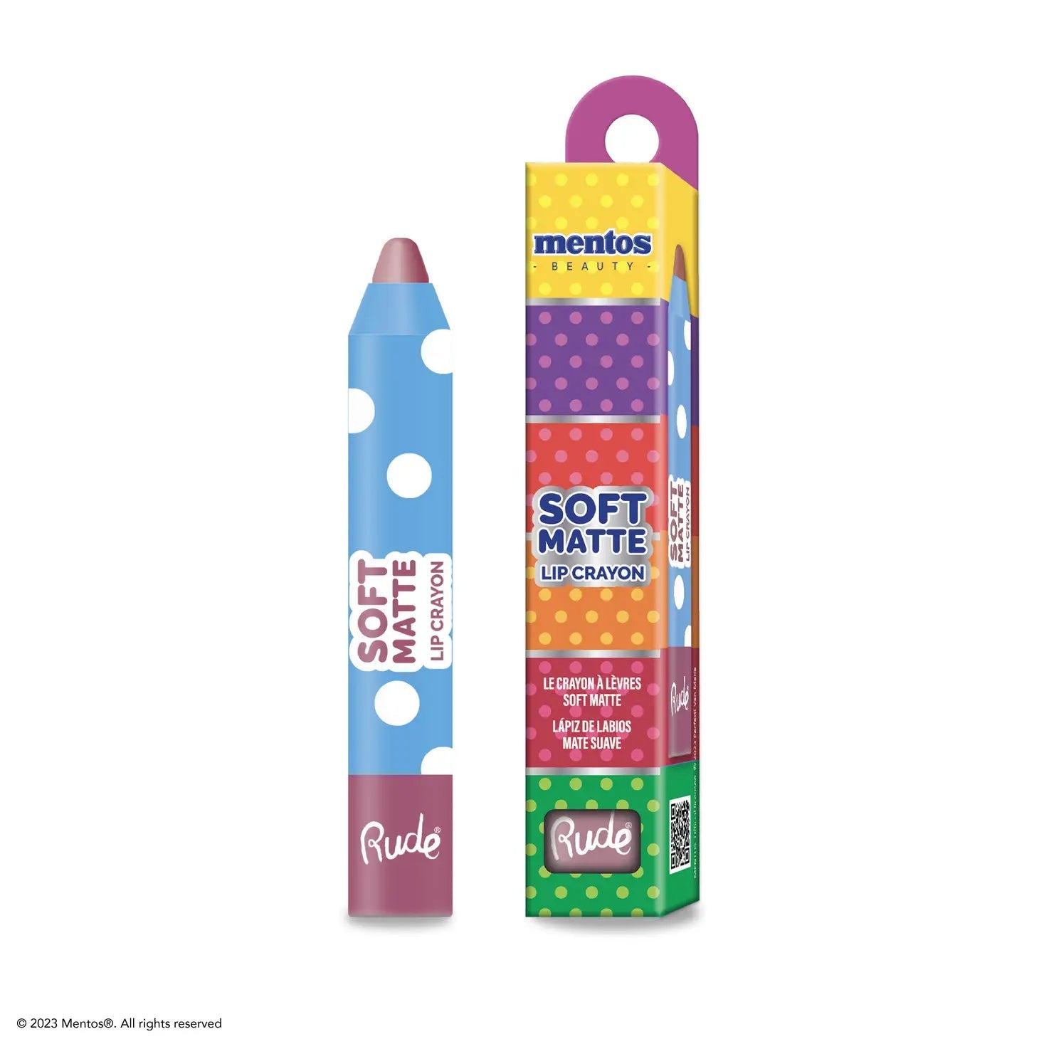 Rude Cosmetics Mentos Soft Matte Lip Crayon Lip Gloss by Rude Cosmetics as seen on celebrities