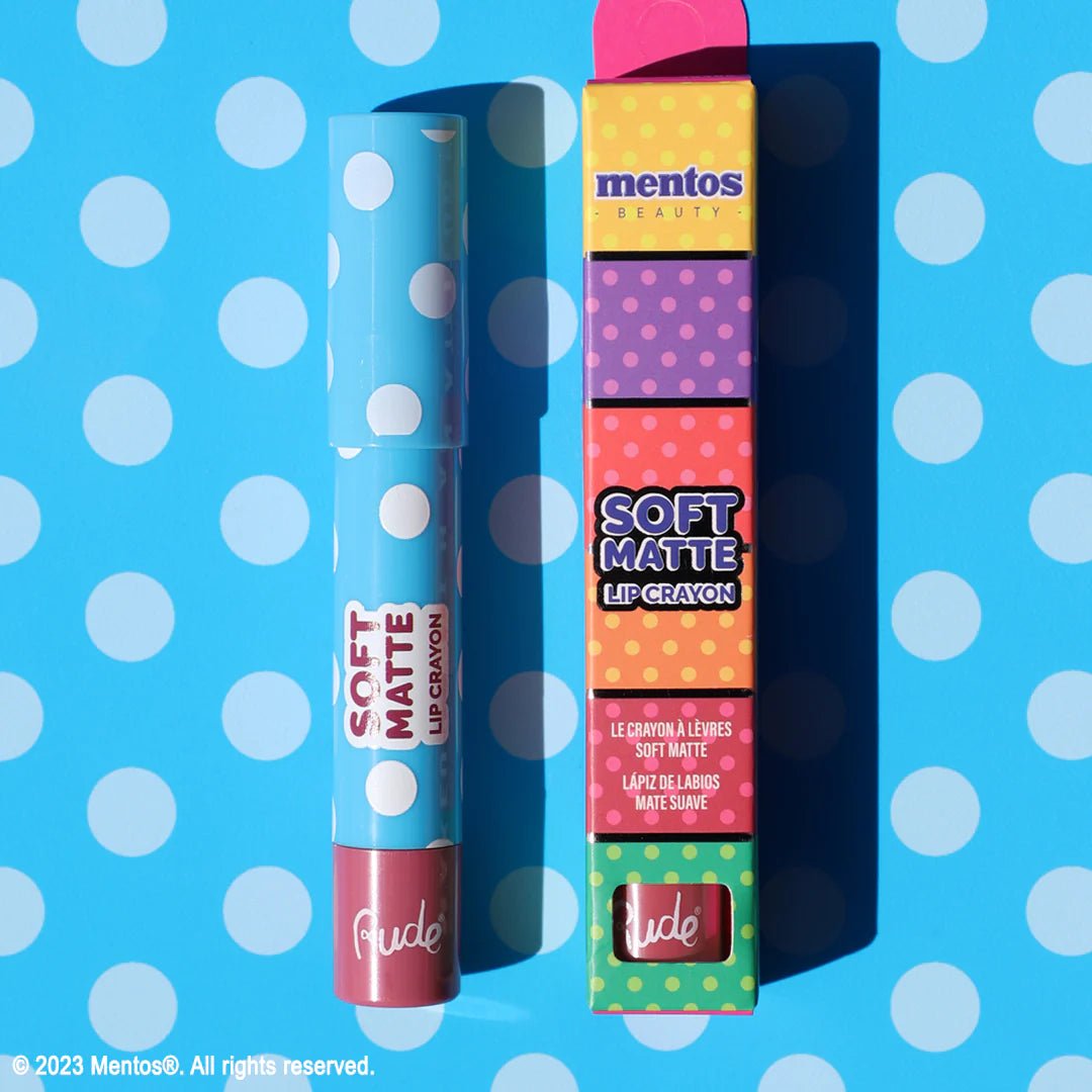 Shop Rude Cosmetics Mentos Soft Matte Lip Crayon - Premium Lip Gloss from Rude Cosmetics Online now at Spoiled Brat 