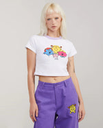 Shop Samii Ryan Samii Ryan x Mr Men Happy Gals Baby Tee online at Spoiled Brat