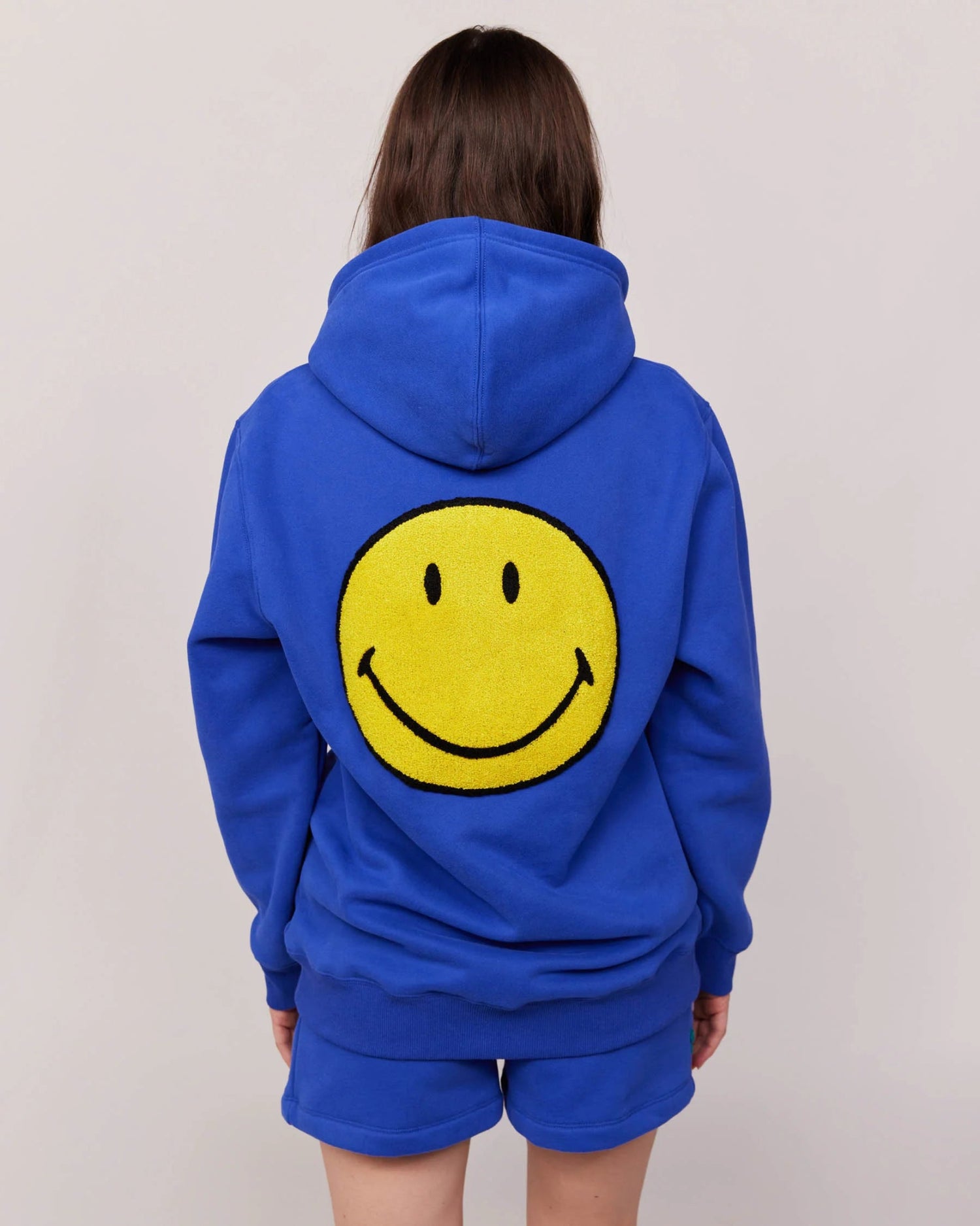 Shop Samii Ryan x Smiley® Chenille Hooded Sweater - Premium Hoodie from Samii Ryan Online now at Spoiled Brat 