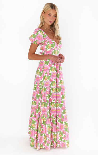 Show Me Your Mumu Cathy Floral Maxi Dress as seen on Catherine Tydesley