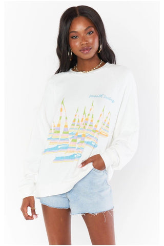 Shop Show Me Your Mumu Scotty Smooth Sailing Sweatshirt - Premium Sweater from Show Me Your Mumu Online now at Spoiled Brat 