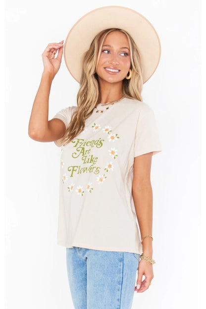 Shop Show Me Your Mumu Thomas Friends Like Flowers Tee - Premium T-Shirt from Show Me Your Mumu Online now at Spoiled Brat 