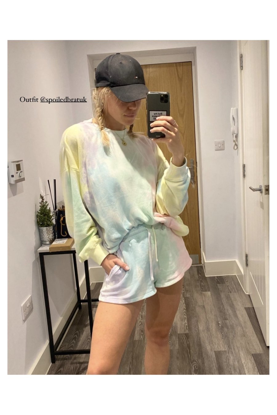 Shop Show Me Your Mumu Tie Dye Girlfriend Shorts as seen on Chloe Meadows - Premium Casual Shorts from Show Me Your Mumu Online now at Spoiled Brat 