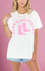 Shop Show Me Your Mumu Show Me Your Mumu Travis Tee Lets Go Girls Graphic online at Spoiled Brat